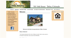 Desktop Screenshot of deltahousingauthority.org
